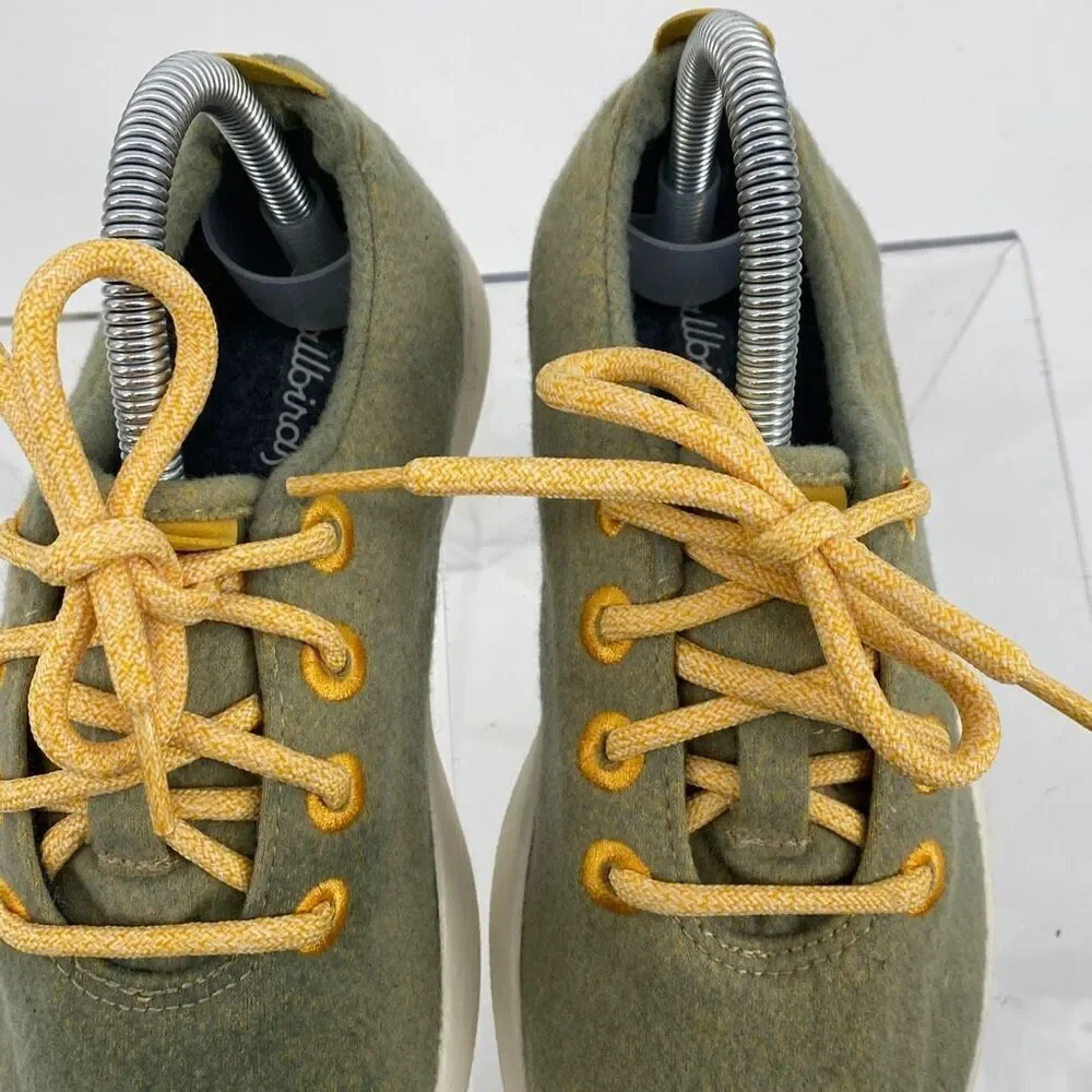 Allbirds Womens Wool‎ Runners Green Running Shoes Sneakers Size 8